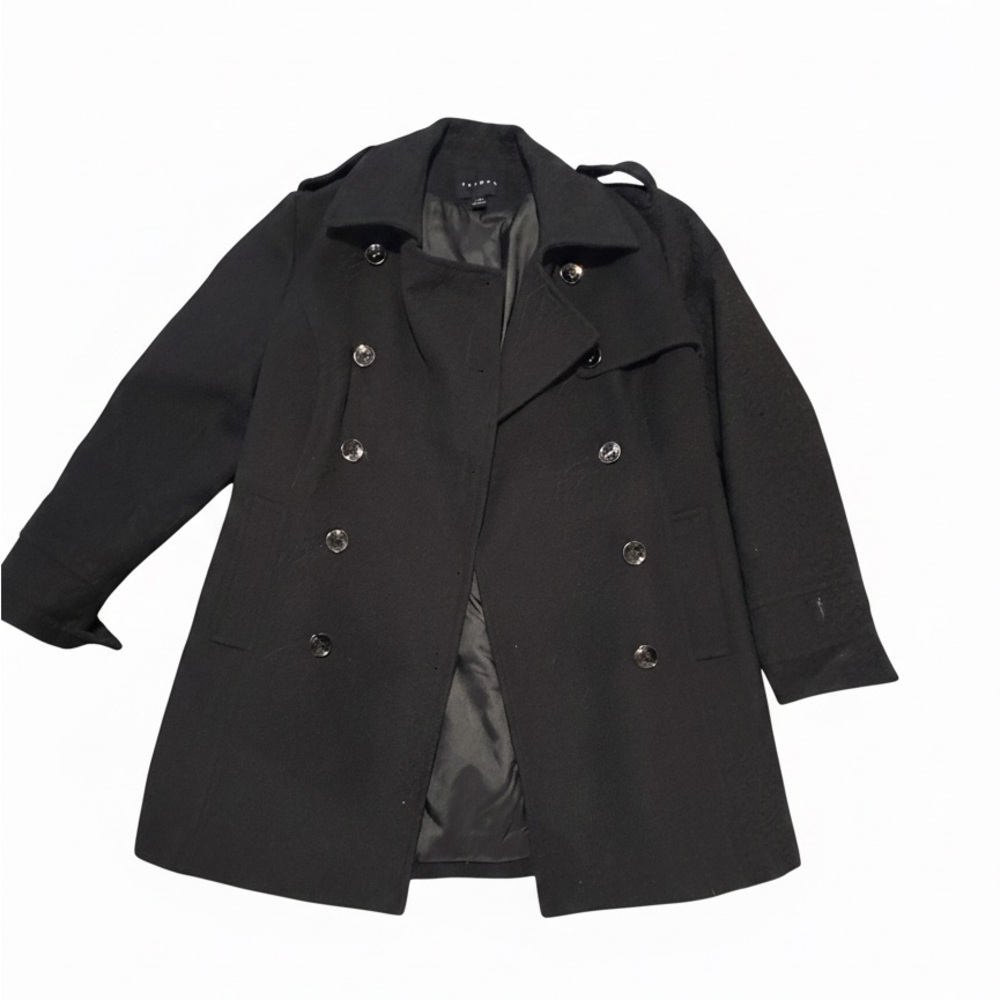 Tribal 18P Elegant Black Coat